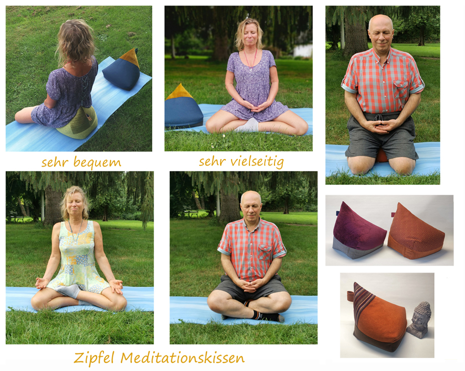 BOSIKI Zipfel Meditationskissen, Yogakissen.